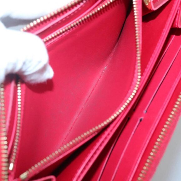 LOUIS VUITTON Monogram Vernis Yayoi Kusama Wallet Rouge M91572 LV Auth bs24989 - Picture 11 of 16